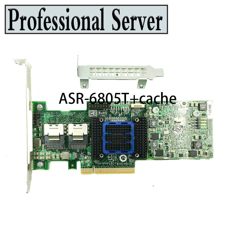 ADTNETWORK ASR-6805T Adaptec RAID 6805T 8Port PCI-E 512MB Cache SAS RAID Controller