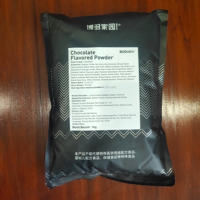 

Boduo Chocolate Flavored Powder - Bubuk Minuman Coklat powder 1kg