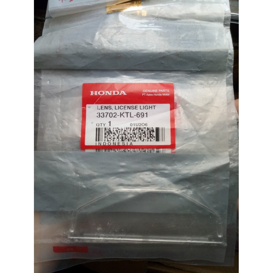 33702-Ktl-691 Lens License Light Supra Fit New Karbu Barang Langka