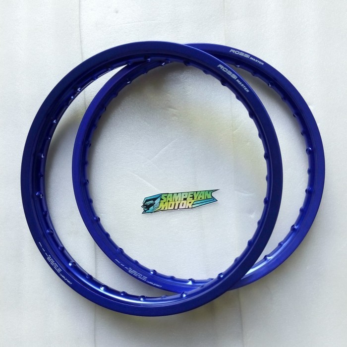 Velg Rim Jari Jari Set Rossi Master Ring 17 140 160 W Shape Biru Barang Langka