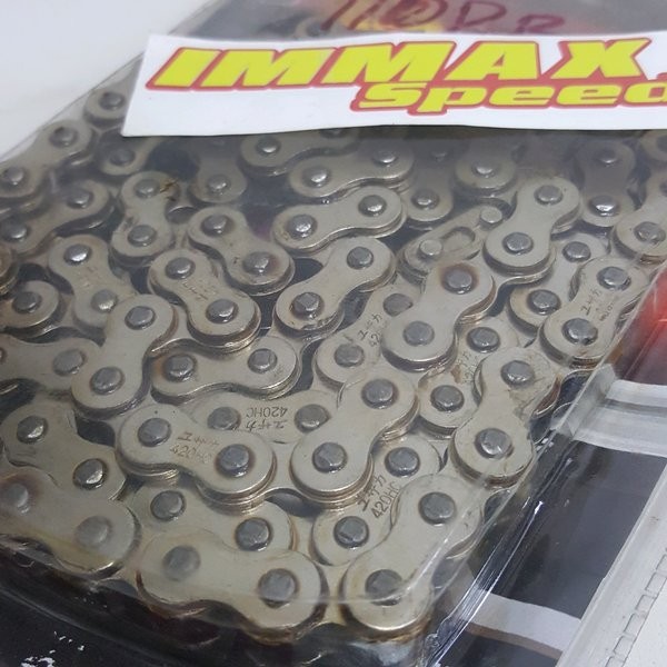 Yuzaka 420H 420H-104L 104 Mata 104L Racing Chrome Nickel Silver Rantai Rante Ksr 110 Vega Zr  Jupite