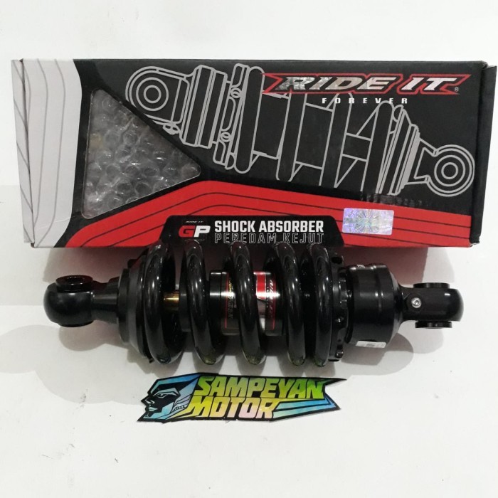 Shock Skok Belakang Yamaha Jupiter Mx Ride It Gp-01 Hitam As Gold Seri Barang Langka