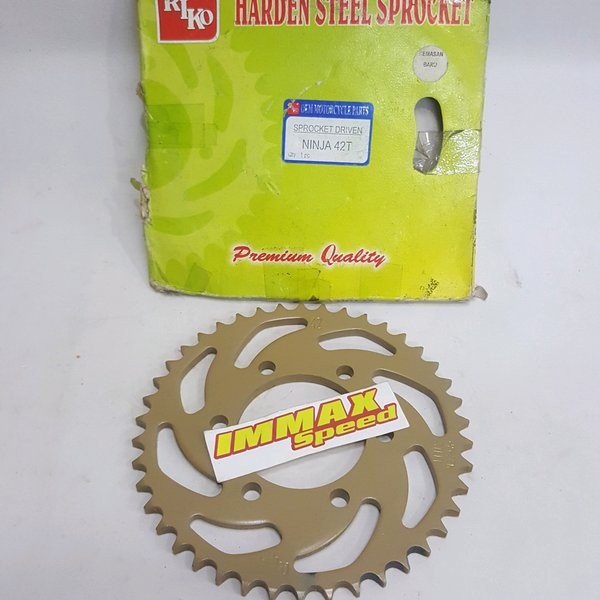 Sprocket Ninja 150 R Rr 2 Tak 2Tak 428 42 428-42T 42T Gir Gear Blkg Belakang Riko No Sss Tk Rk Did G