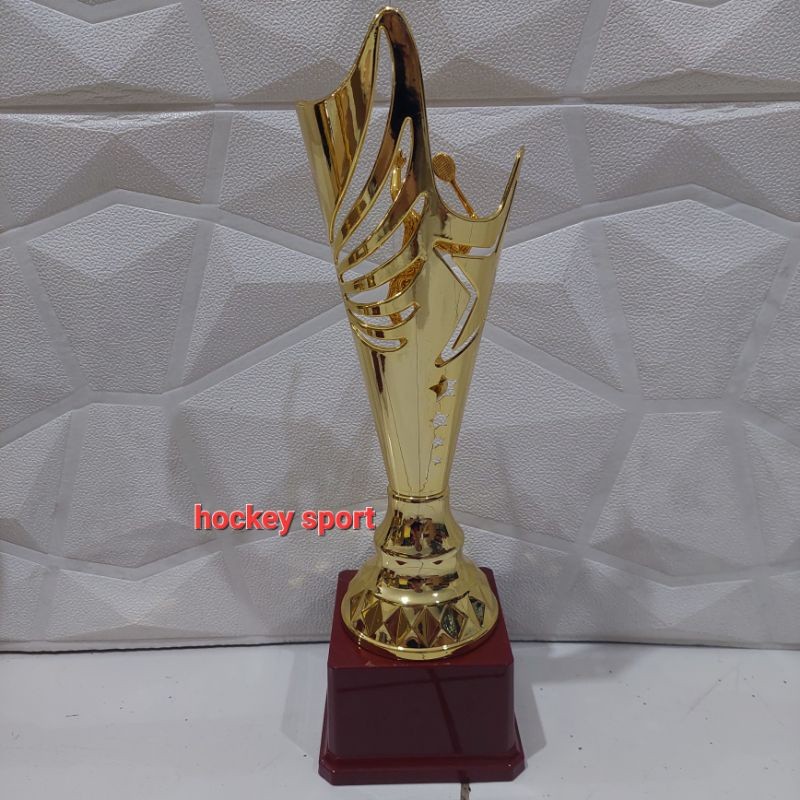 Trophy Piala IMPORT Trophy Badminton , Sepak Bola, Futsal, Voli, Musik Tenis Meja Trophy Custom
