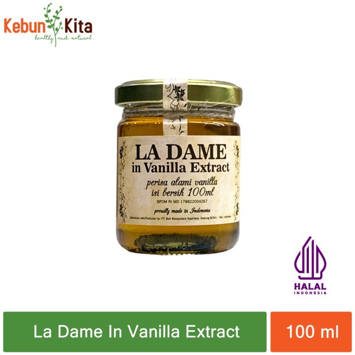

La Dame In Vanilla Halal Vanilla Extract 100 Ml Terlaris