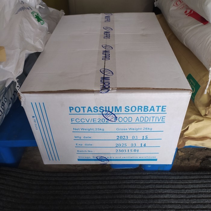 

Potassium Sorbate Ex Mupro China 1 Dus (25Kg) - Pengawet Best Quality
