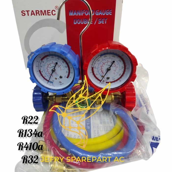 Testing Manifold Double R22 Ac