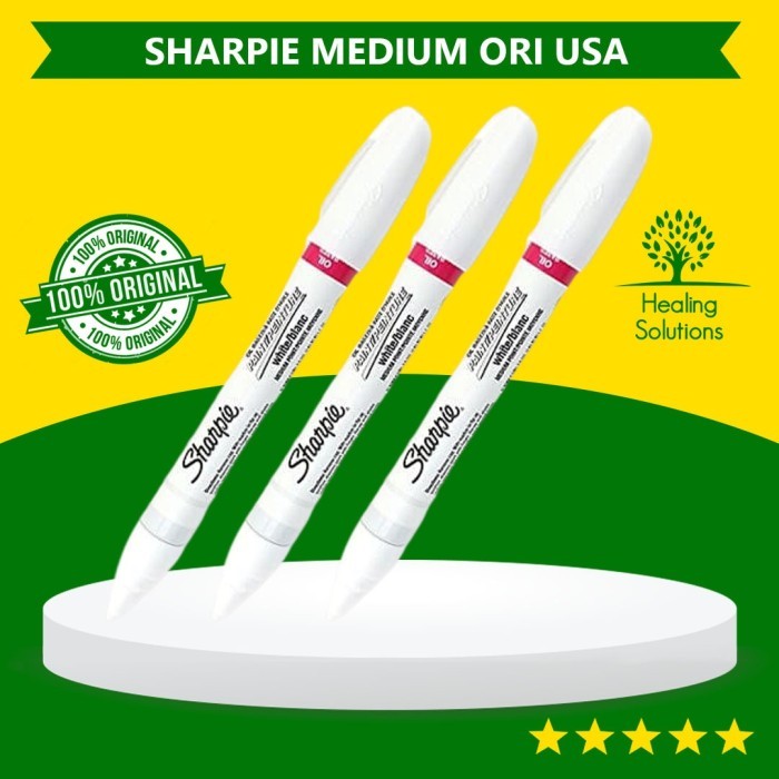 

TERLARIS! Sharpie White Medium oil based - Pemutih Sepatu