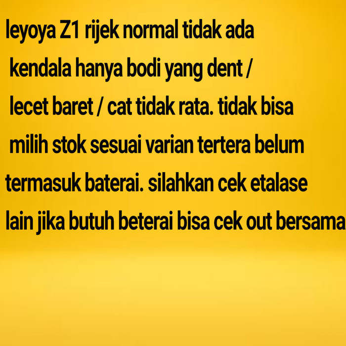 Produk Reject Leyoya Terlaris