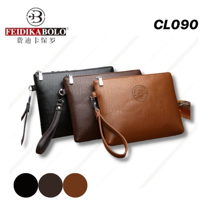 

TERLARIS CL090 - HANDBAG PRIA WANITA TAS TANGAN PREMIUM KULIT DOMPET CLUTCH LEATHER ORIGINAL HAND