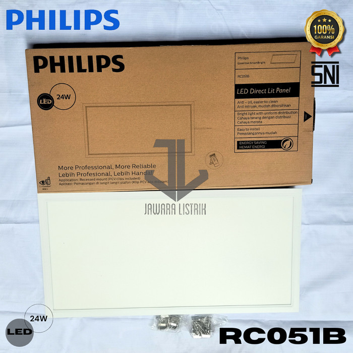 Philips Led Panel 30X60 Rc051B 24Watt Lampu Murah Bergaransi Harga Promo