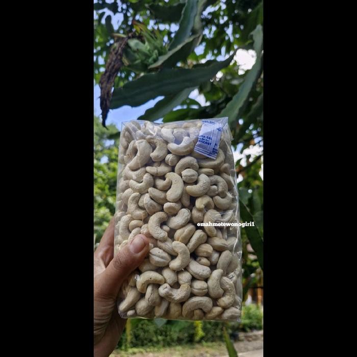 

terbaru !!! kacang mete mentah super kering tanpa lem kemasan 500gr food makanan camilan sehat ready