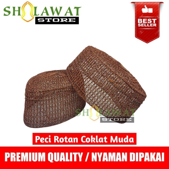 Kopiah Rotan/Peci Rotan Akar/Kopyah Rotan/Songkok Rotan/Peci Karang