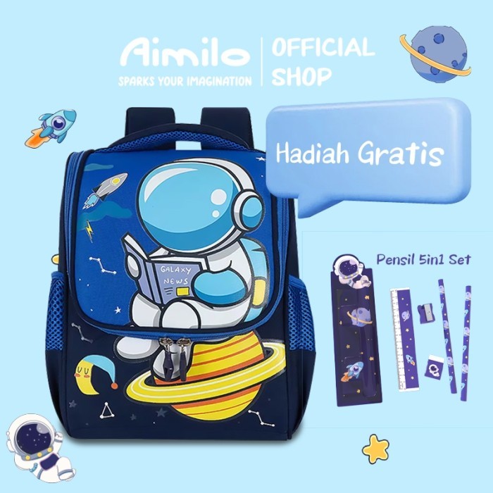 

TERLARIS [READY] AIMILO TAS SEKOLAH ANAK PEREMPUAN LAKI LAKI TK TAS RANSEL KARTUN LUCU TAHAN AIR