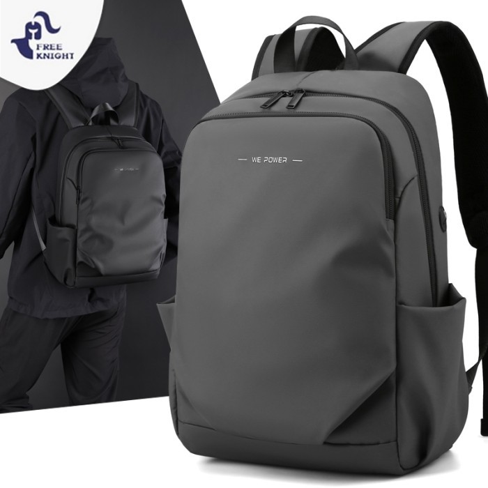 

TERLARIS FREEKNIGHT TAS RANSEL LAPTOP KASUAL PRIA TAS PUNGGUNG TRENDY TAS RANSEL SEKOLAH EARPHONE