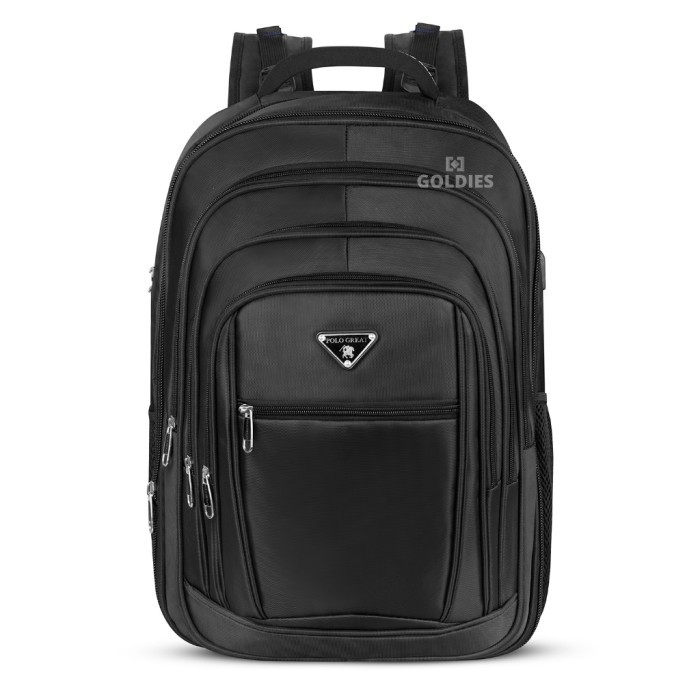 

TERLARIS POLO 20 INCH - TAS RANSEL KERJA PRIA POLO ORIGINAL IMPORT 18IN FREE USB C + RAINCOVER -