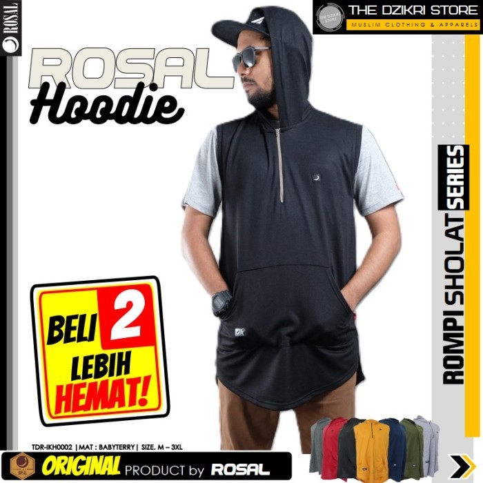 Rosal Hoodie Rompi Sholat Shalat Salat Solat