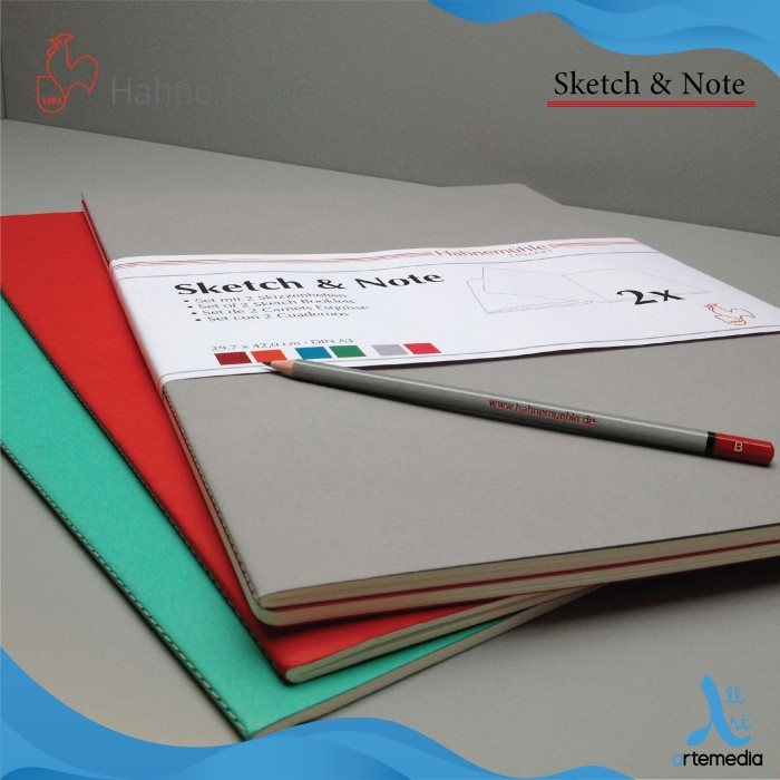 

Buku Sketsa Hahnemuhle Sketch & Note A6 Stitch Bound Sketchbook Best Quality
