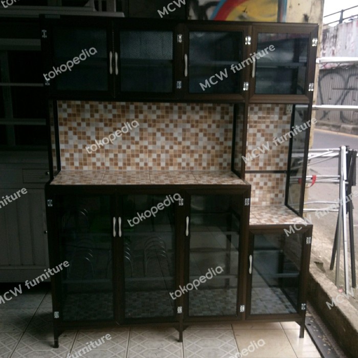 Rak Piring Magigcom 4 Pintu/Rak Piring 4 Pintu/Rak Piring Aluminium.