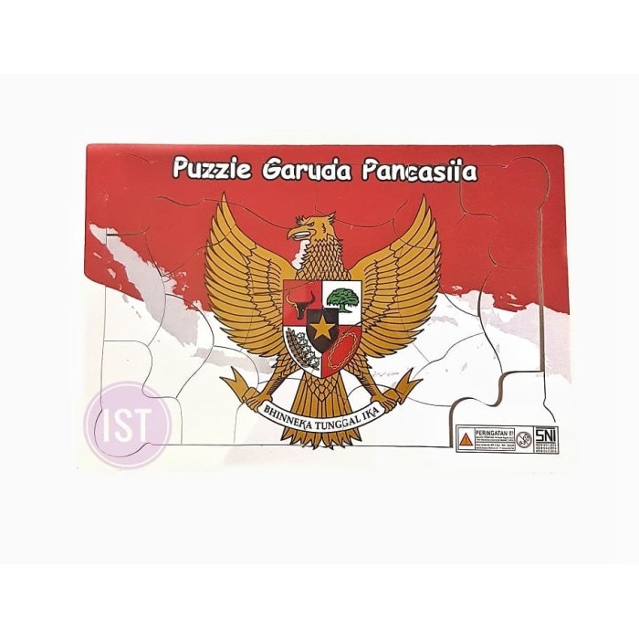 Puzzle Papan Kayu Garuda Pancasila