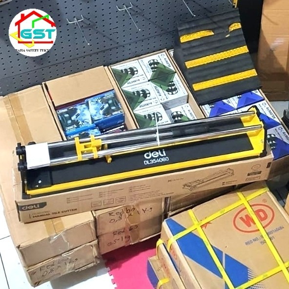 Terbagus Mesin Potong Keramik Granit Manual 60Cm Deli/Tile Cutter 600Mm