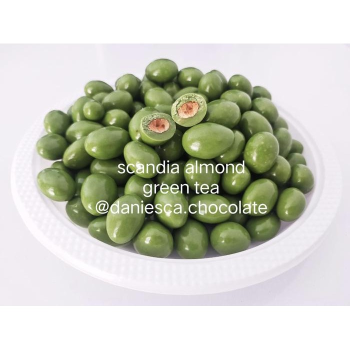 

terbaru !!! .500gr coklat scandia almond green tea (ds bgr) ready