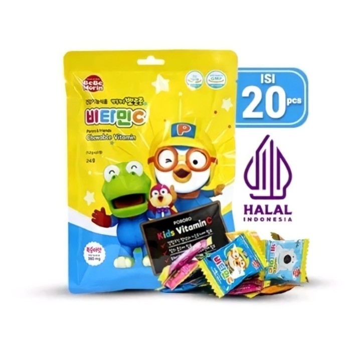 Pororo & Friends Chewable Kids Vitamin C Korea/ Vitamin Anak