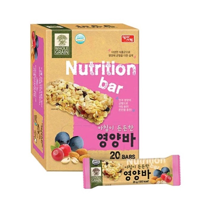 Nutrition Bar Whole Grain Korea/ Bar Sereal