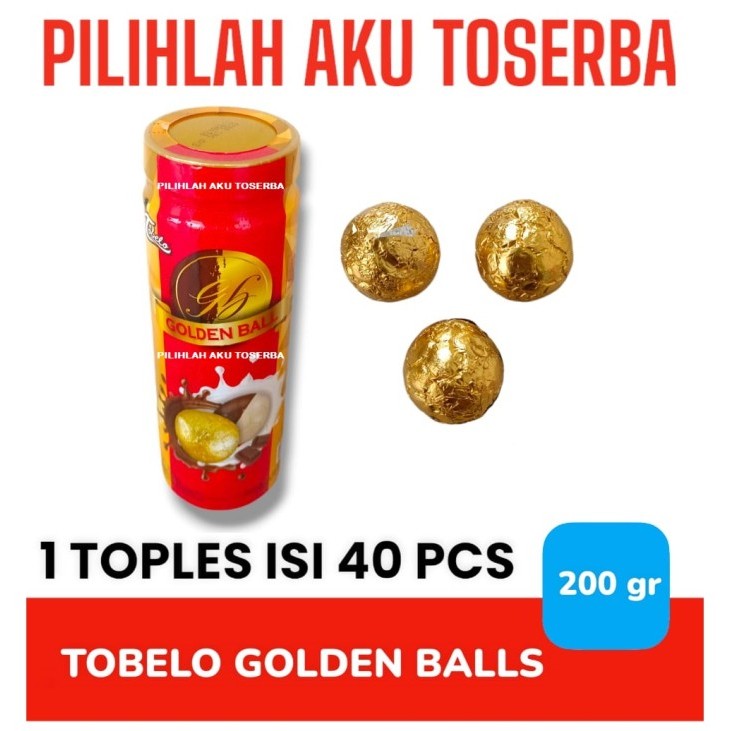 

Cokelat Tobelo Golden Ball Kemasan Toples - ( Harga 1 Toples )