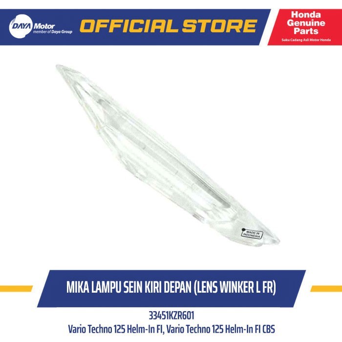 33451KZR601 Mika Lampu Sen (Lens FR Winker L) Vario 125 FI CBS ISS