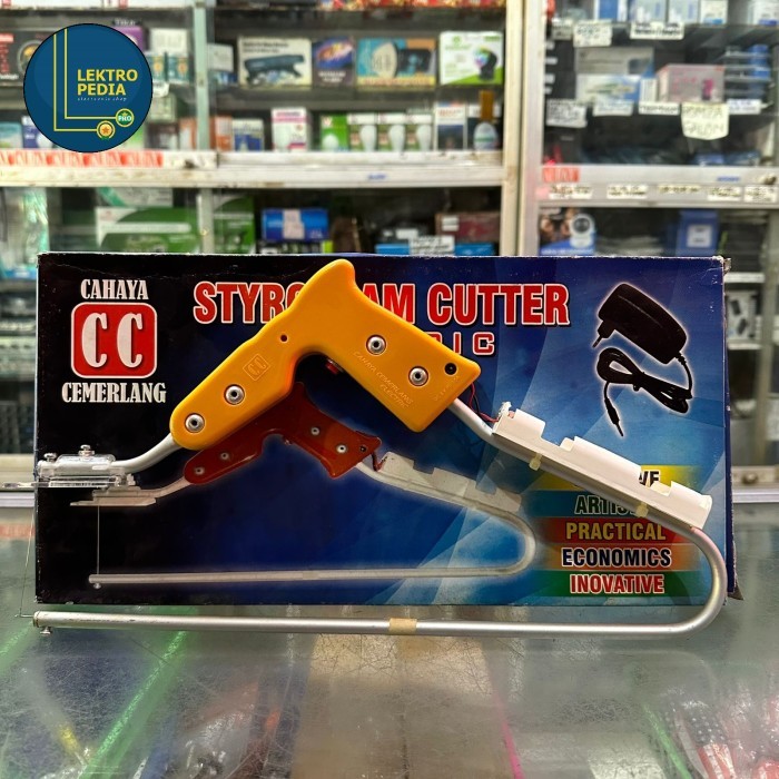 

:::::::] Alat Pemotong Gabus Styrofoam Cutter Kawat bisa pakai baterai / Adaptor Sterofoam
