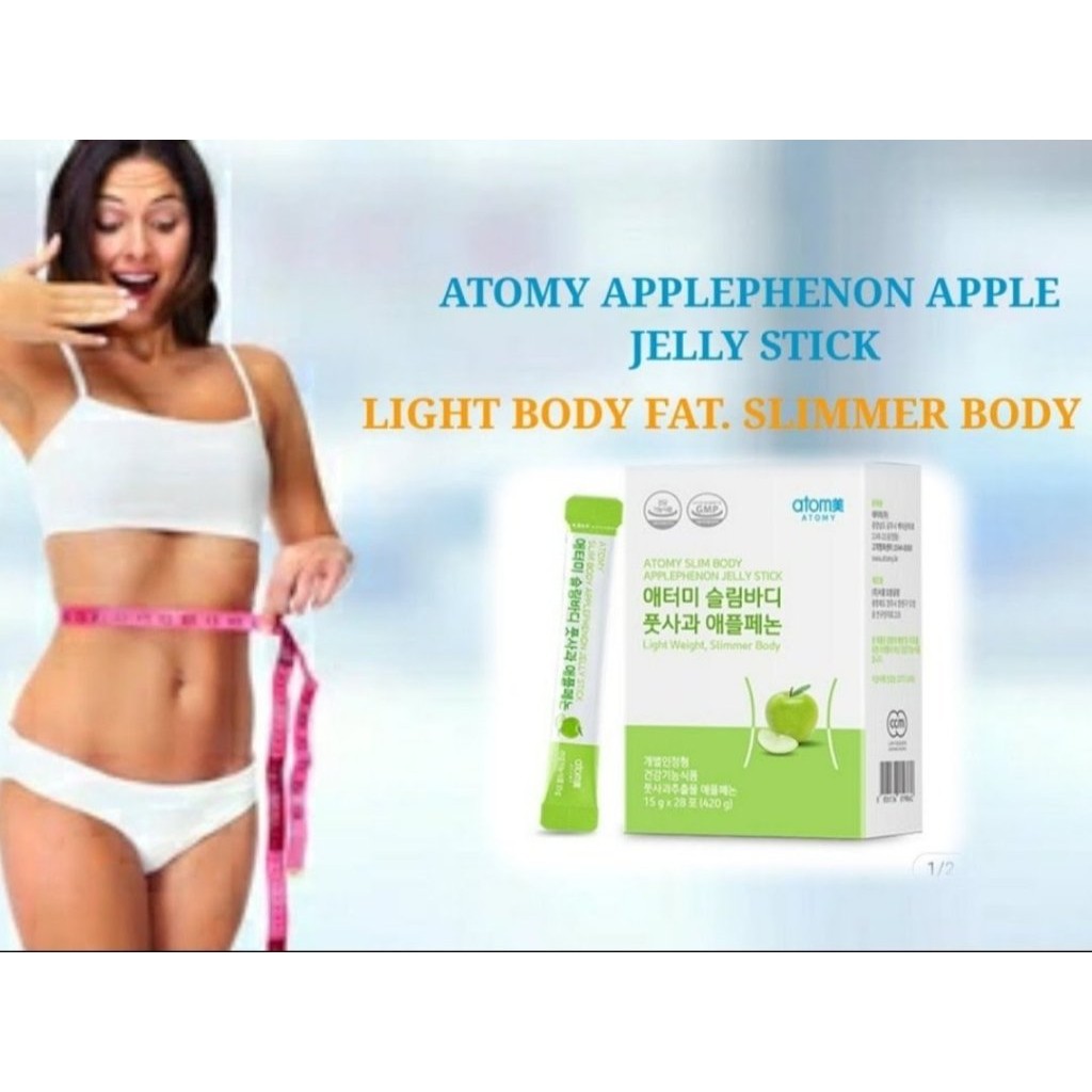 

Atomy Slim Body Applephenon Jelly Cemilan Turun BB & Kecilin Perut