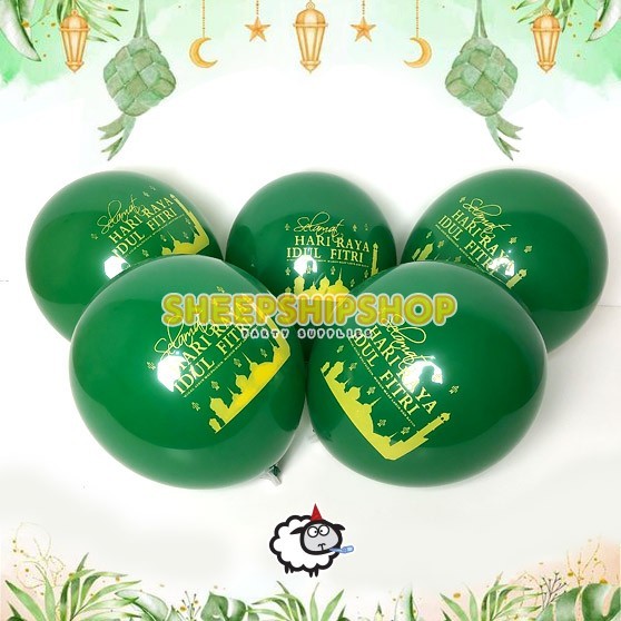 

Terlaris GROSIR ISI 100 BALON LATEX HARI RAYA IDUL FITRI 12inc LebaranRamadhan SALE