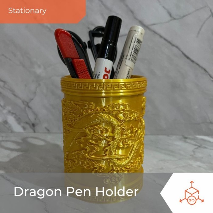 

HOT SALE! Tempat Pulpen, Desk Organizer, Pen & Stationary Holder Naga Dragon