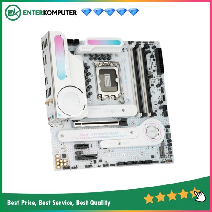 Motherboard MAXSUN iCraft B760M CROSS (LGA1700, B760, DDR5, USB3.2 Type-C, SATA3)