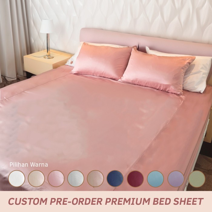 Sprei Satin Silk - Premium Bed Sheet by Lientz