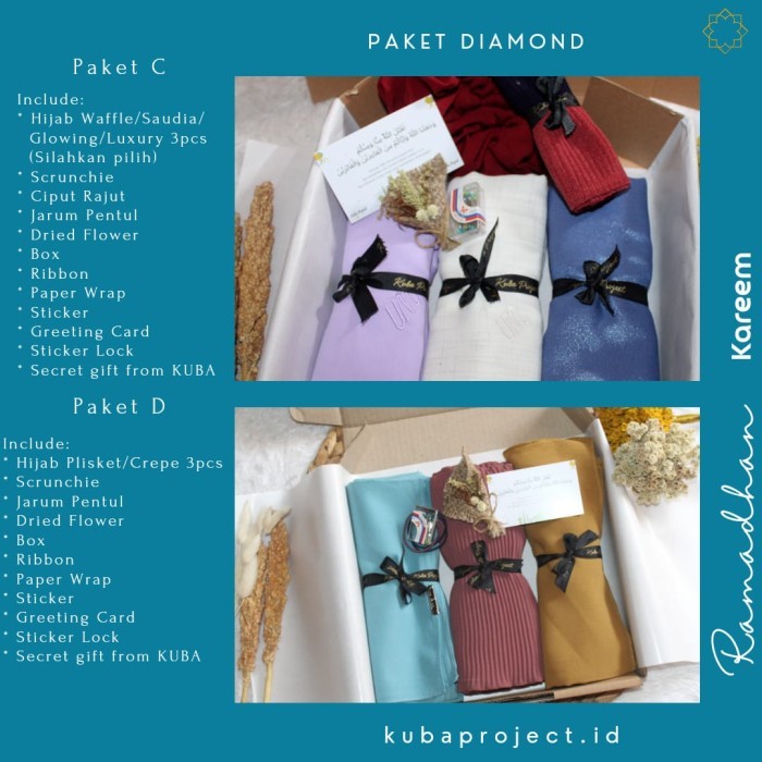 

Hampers Hijab / Gift Box Hijab / Parcel Ramadhan & Lebaran Premium Original Dan Terpercaya