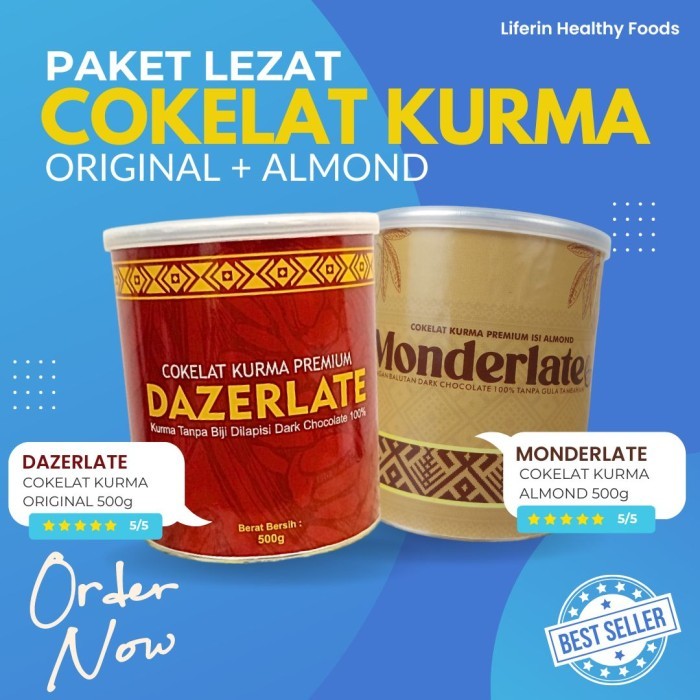 

Cokelat Kurma Dazerlate X Monderlate Zero Sugar Chocolate