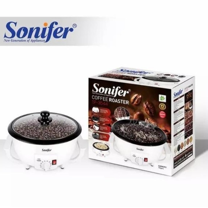 Sonifer SF-3544 Coffee Roaster Mesin Sangrai Biji Kopi Popcorn Maker 800W