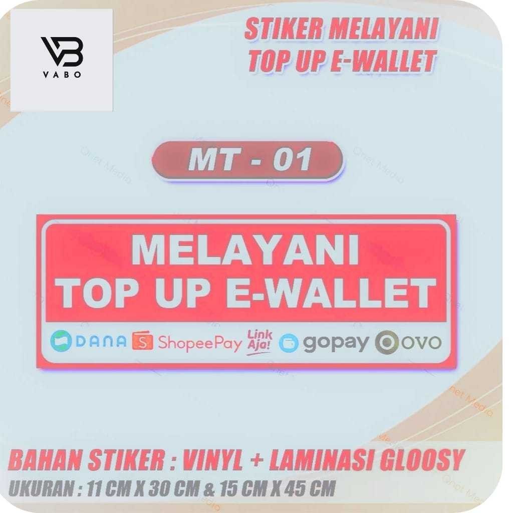 

New VABO STIKER GLOSI / POSTER TOP UP ISI PULSA KUOTA + LAMINASI GLOSSY TEBAL ON 24 JAM Fash respon