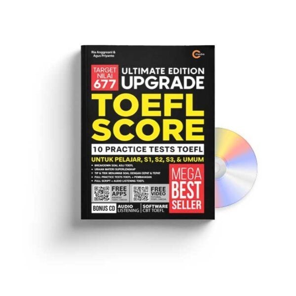 New 100% Originalll Buku Ultimate Edition Upgrade Toefl Score - Ria Anggreani - Cmedia Ori Termurah