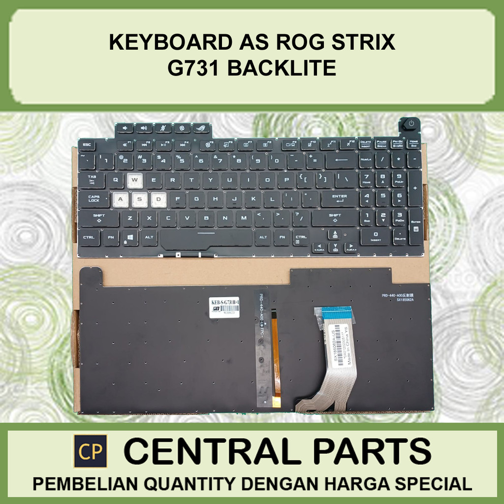 Keyboard Laptop Asus Rog Strix g731 Backlite