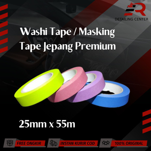 

Produk Viral Masking Tape Washi Tape Jepang 55M ( Kualitas 3M Tidak Berbekas ) Cod