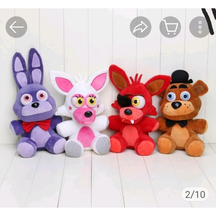 Boneka Fredys Fnaf Mainan Fivenight At Fredy Scurity Breach Best Seller