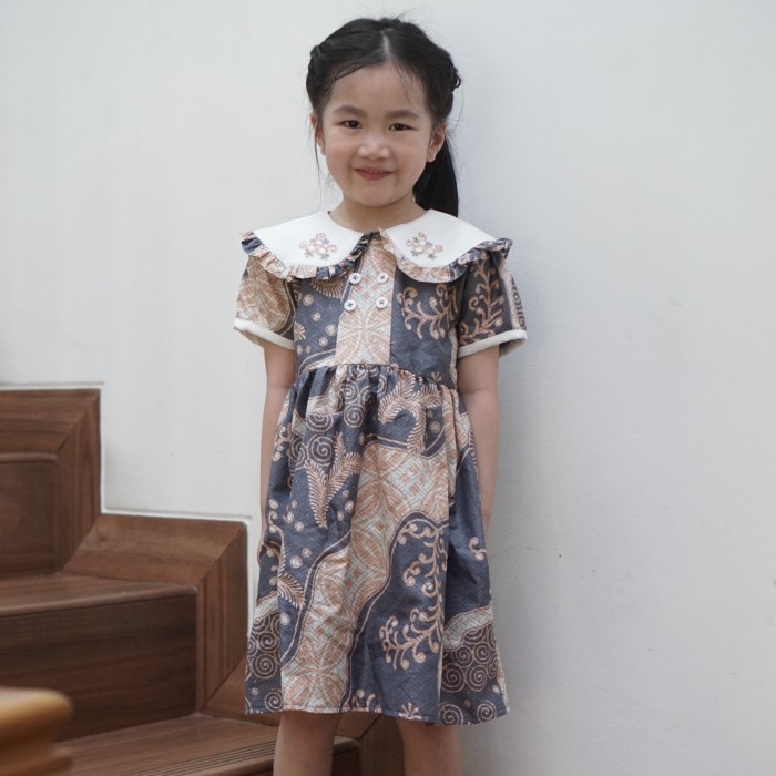 BATIK KEPIK Hana dress batik anak