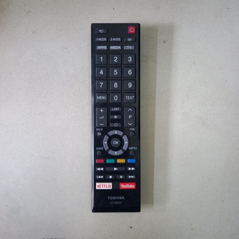 REMOTE TV SMART TOSHIBA SERI CT-95007 ORIGINAL