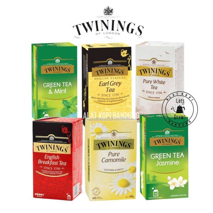 

Twinings Tea Bag 25 pcs / Twinings Teh Celup isi 25 pcs