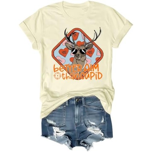 Better Aim Than Cupid Shirt, Better Aim Than Cupid T Shirt, Better Aim Than Cupid Hunting Valentines