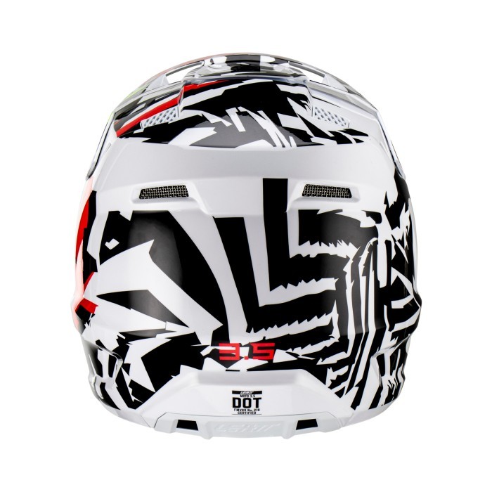HELMET LEATT KIT 3.5 / HELMET MOTOCROSS ENDURO ADVENTURE - ZEBRA