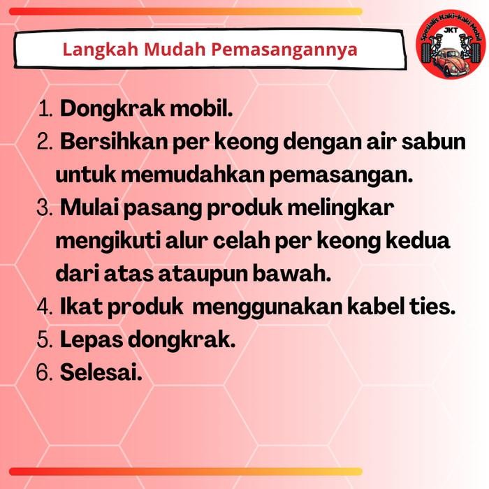 KARET SPORT DAMPER DUMPER SHOCK PER MOBIL INNOVA REBORN